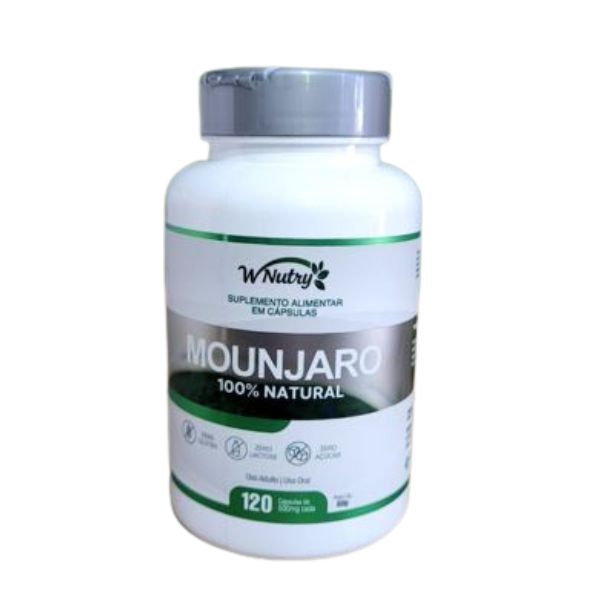 MOUNJARO 100% NATURAL - 120 CAPSULAS - W NUTRY 